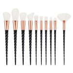 Pensule de Make-up 10 bucati Unicorn Negru Profesionale MKB09 Pensule de Make-up 10 bucati Unicorn Negru Profesionale MKB09